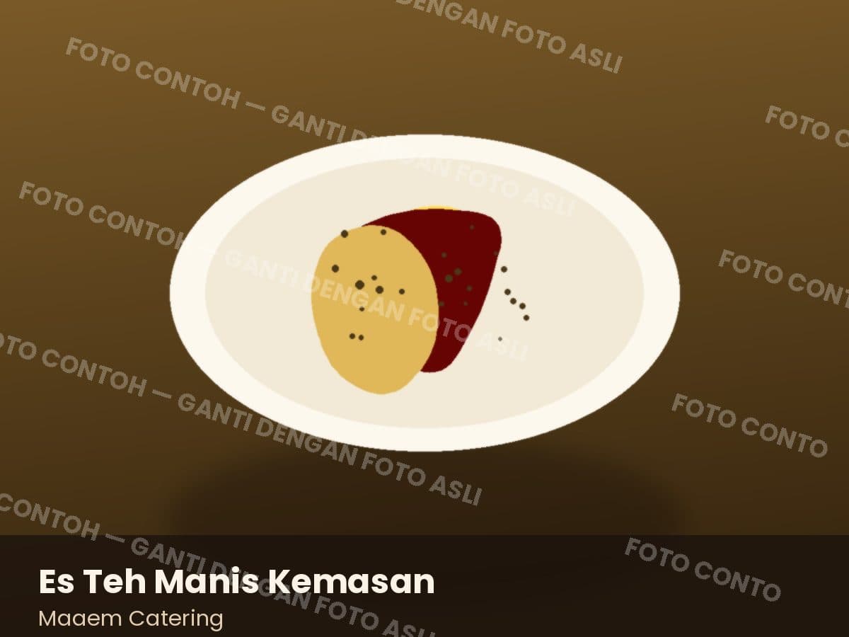 Es Teh Manis Kemasan Cup